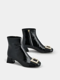 Roger Vivier Très Vivier Booties in patent leather Outlet