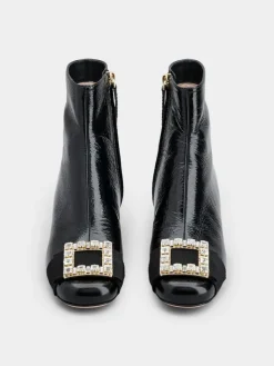 Roger Vivier Très Vivier Booties in patent leather Outlet
