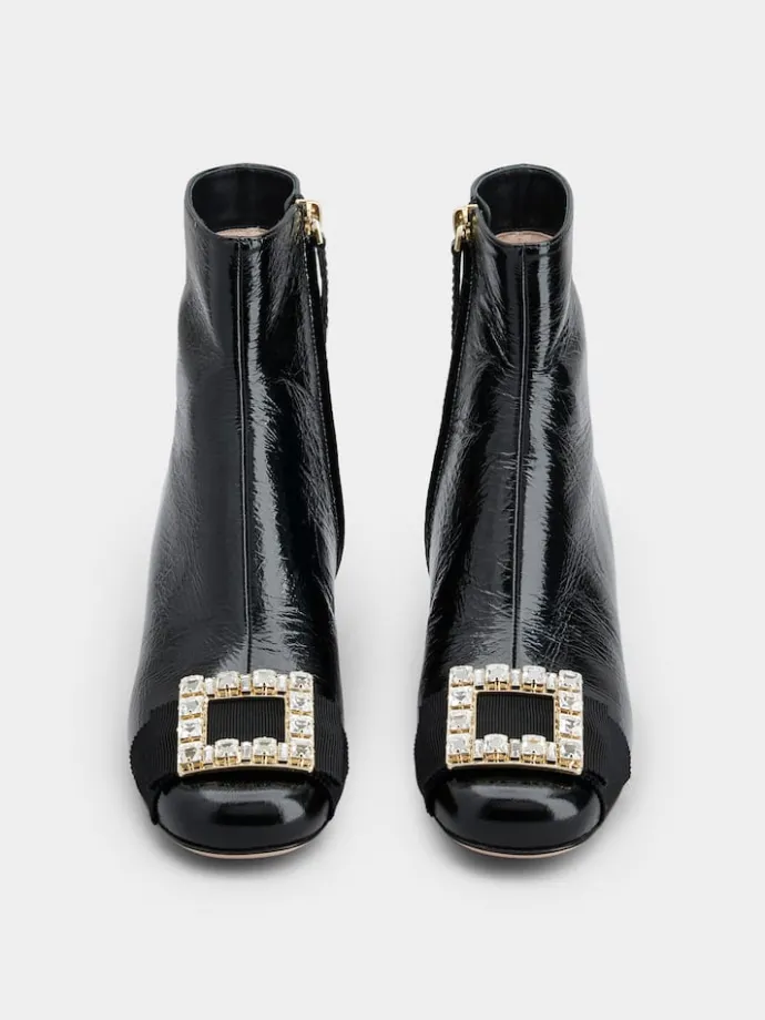 Roger Vivier Très Vivier Booties in patent leather Outlet