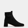 Roger Vivier Très Vivier Booties in suede Hot