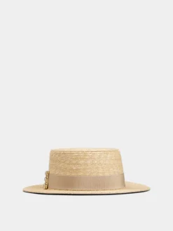 Roger Vivier Très Vivier Hat in raffia Clearance