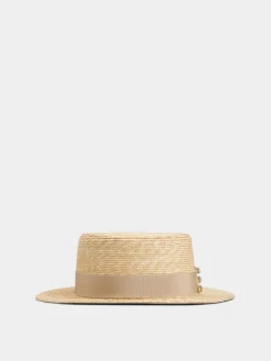Roger Vivier Très Vivier Hat in raffia Clearance