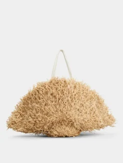 Roger Vivier Très Vivier Large Shopping Bag in raffia New