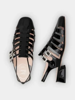 Roger Vivier Très Vivier Sandals in patent leather Sale