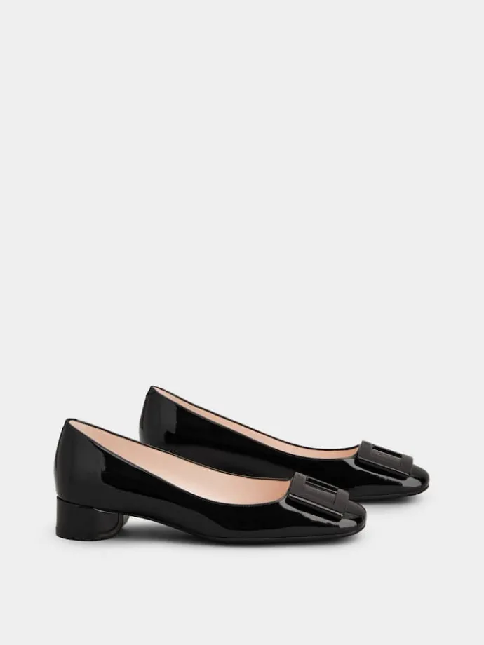 Roger Vivier U Look Ballerinas in patent leather Discount