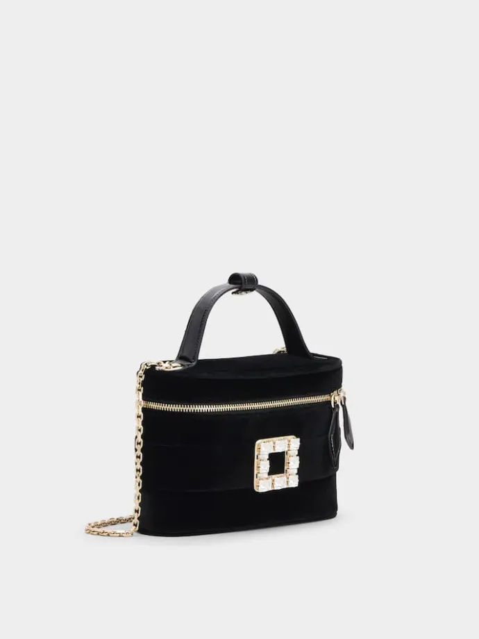 Roger Vivier Vanity Très Vivier Micro Bag in velvet Best