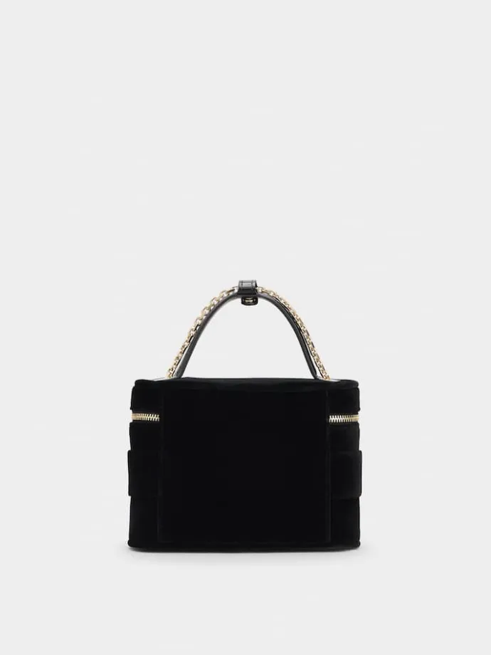 Roger Vivier Vanity Très Vivier Micro Bag in velvet Best