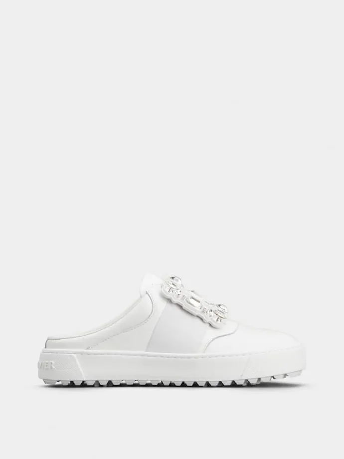 Roger Vivier Very Vivier Mules in leather Clearance