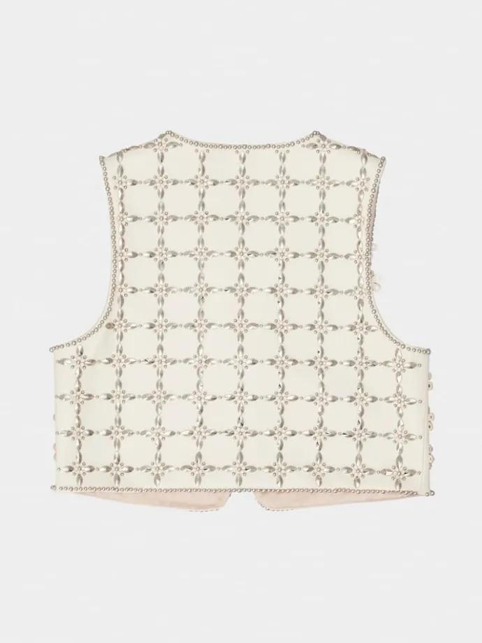 Roger Vivier Vest in leather Outlet