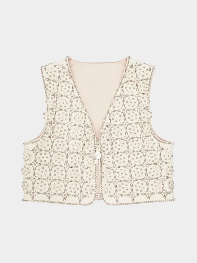 Roger Vivier Vest in leather Outlet