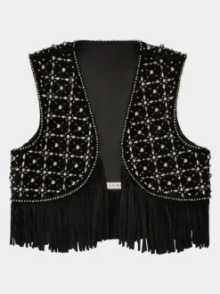 Roger Vivier Vest in suede Fashion