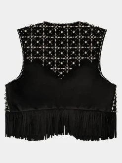 Roger Vivier Vest in suede Fashion