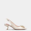 Roger Vivier Virgule Slingback Pumps in patent leather New