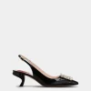 Roger Vivier Virgule Slingback Pumps in patent leather Outlet