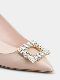 Roger Vivier Virgule Slingback Pumps in patent leather Best