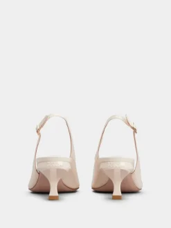 Roger Vivier Virgule Slingback Pumps in patent leather New