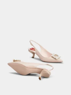 Roger Vivier Virgule Slingback Pumps in patent leather Best