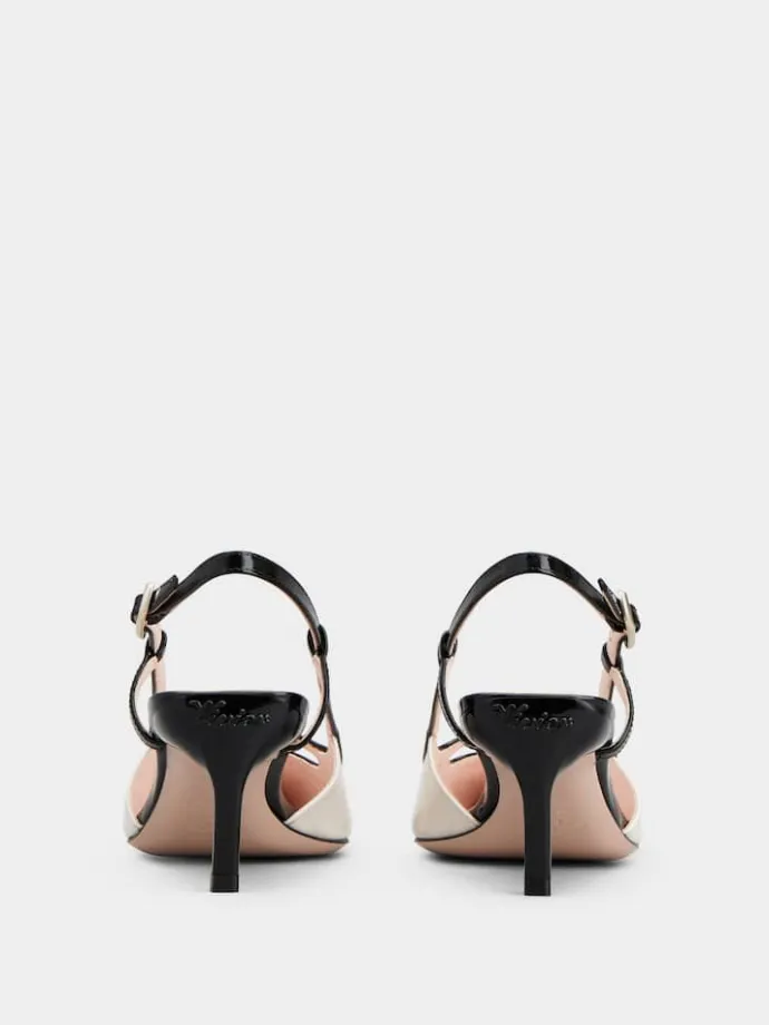 Roger Vivier Viv’ Canard Slingback Pumps in patent leather Clearance