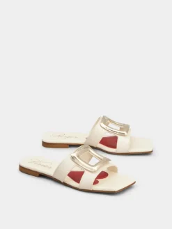 Roger Vivier Viv' by the Sea Mules in leather Fashion