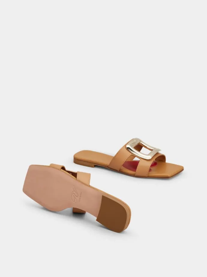 Roger Vivier Viv' by the Sea Mules in leather Best
