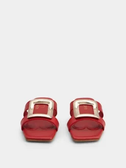 Roger Vivier Viv' by the Sea Mules in leather Clearance