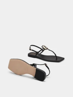 Roger Vivier Viv' by the Sea Sandals in leather Discount