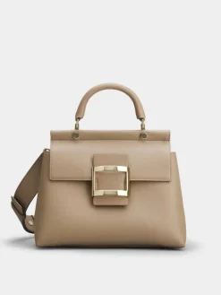 Roger Vivier Viv' Cabas Bag in leather Discount
