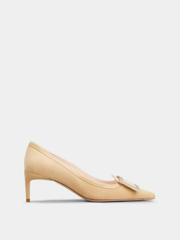 Roger Vivier Viv' Canard Pumps in suede New