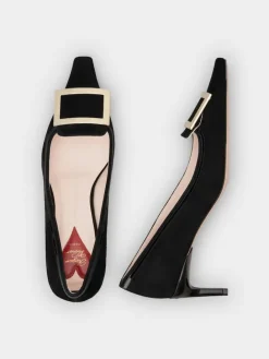 Roger Vivier Viv' Canard Pumps in suede Best