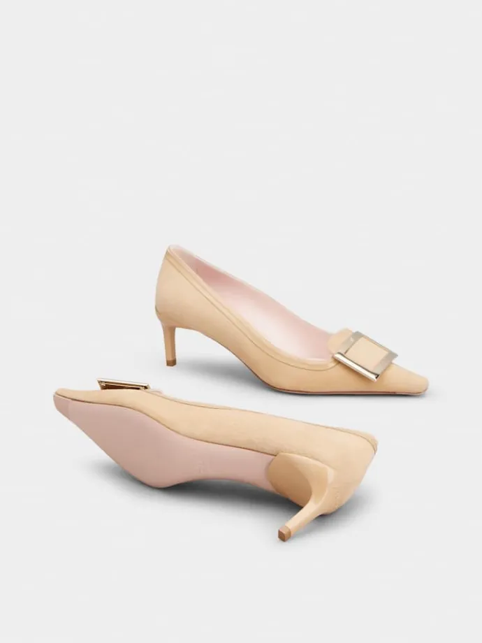 Roger Vivier Viv' Canard Pumps in suede New
