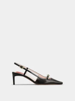 Roger Vivier Viv' Canard Slingback Pumps in leather Fashion
