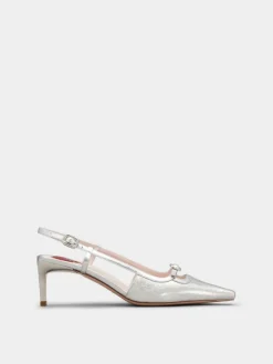 Roger Vivier Viv' Canard Slingback Pumps in leather Fashion