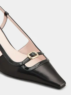 Roger Vivier Viv' Canard Slingback Pumps in leather Fashion