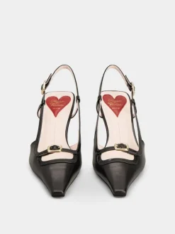 Roger Vivier Viv' Canard Slingback Pumps in leather Fashion