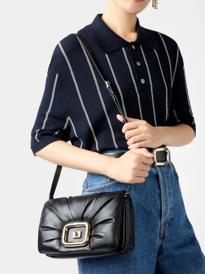 Roger Vivier Viv' Choc Bag in leather Hot