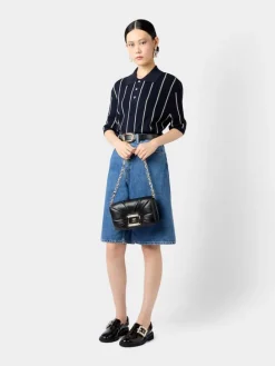 Roger Vivier Viv' Choc Bag in leather Hot