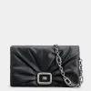 Roger Vivier Viv' Choc Large Bag in leather Fashion