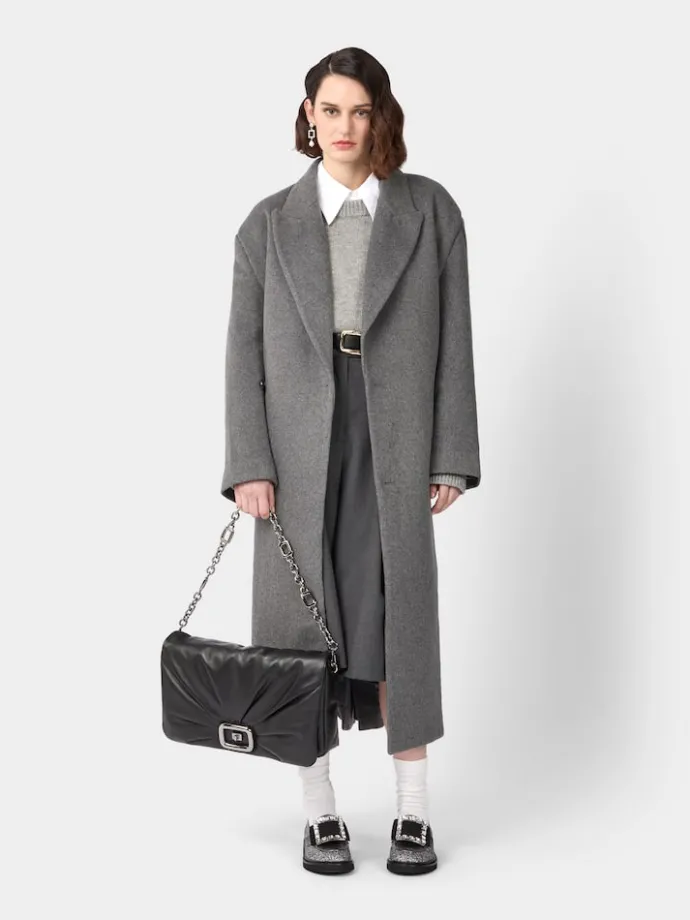 Roger Vivier Viv' Choc Large Bag in leather Fashion