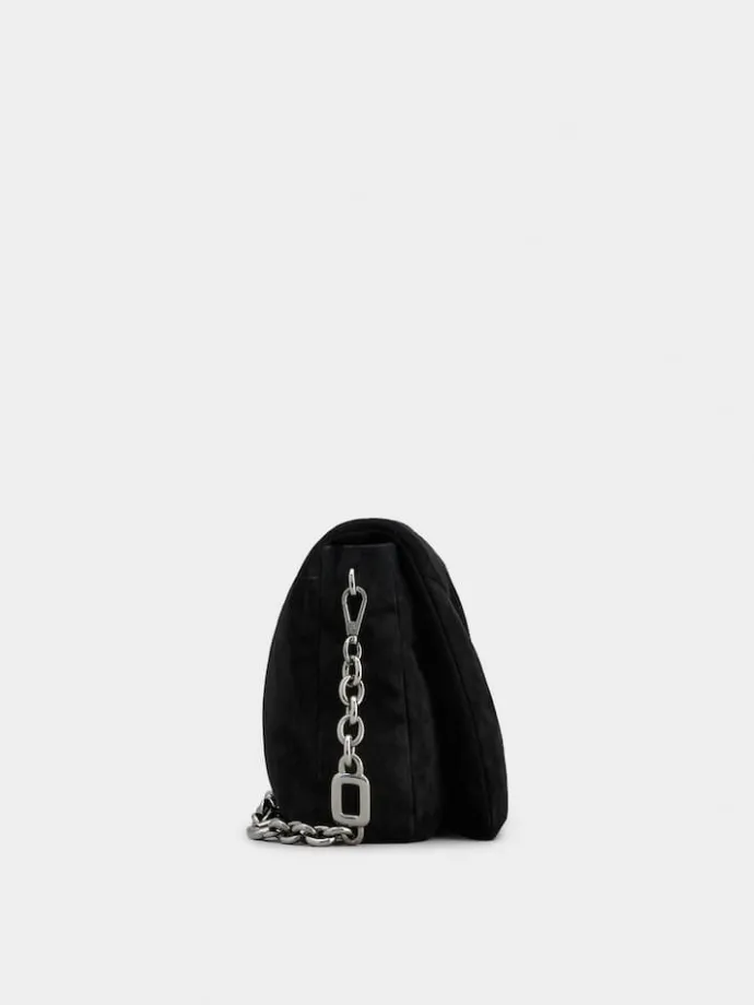 Roger Vivier Viv' Choc Large Bag in suede Best