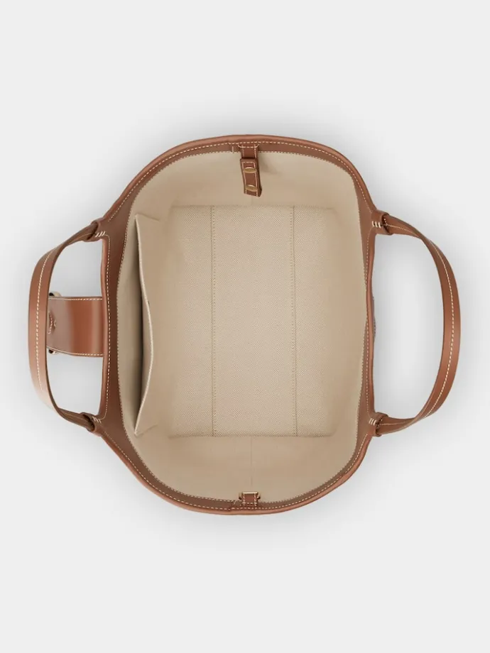Roger Vivier Viv' Choc Medium Shopping Bag in canvas Sale