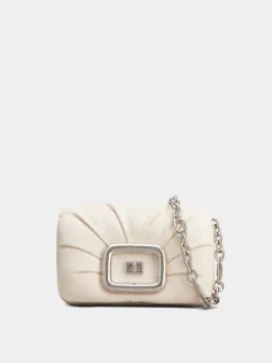 Roger Vivier Viv' Choc Mini Bag in leather New