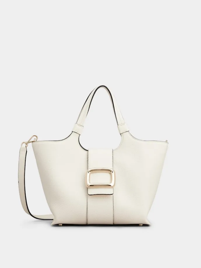 Roger Vivier Viv' Choc Mini Shopping Bag in leather New