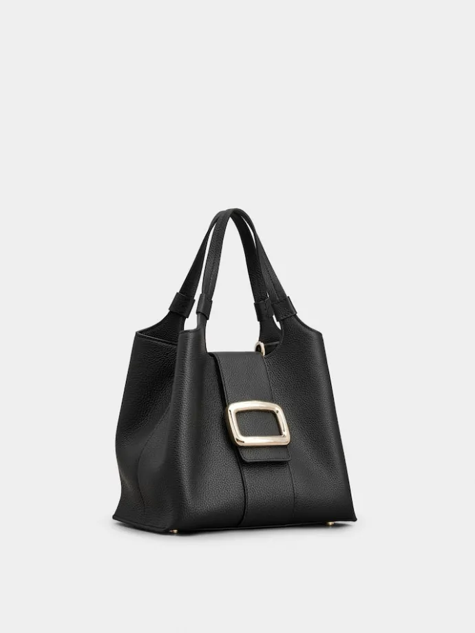 Roger Vivier Viv' Choc Mini Shopping Bag in leather Sale
