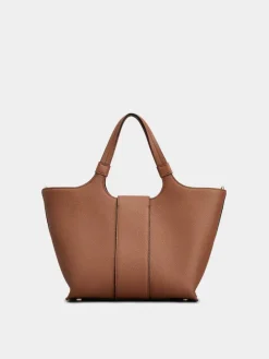 Roger Vivier Viv' Choc Mini Shopping Bag in leather Clearance