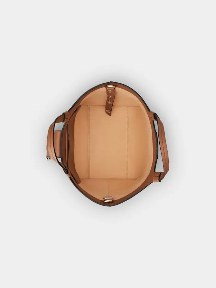 Roger Vivier Viv' Choc Mini Shopping Bag in leather Clearance