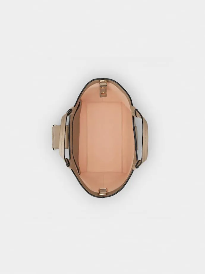 Roger Vivier Viv' Choc Mini Shopping Bag in leather Fashion