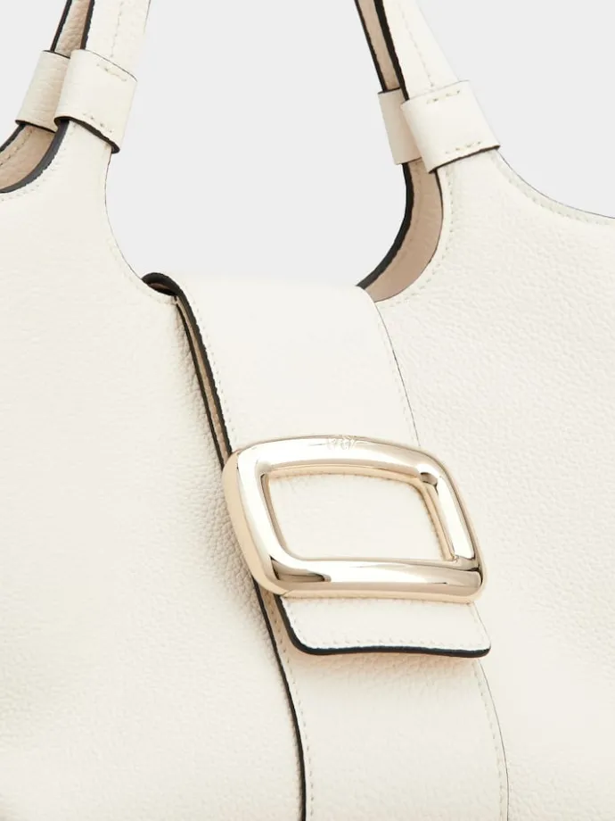 Roger Vivier Viv' Choc Mini Shopping Bag in leather New