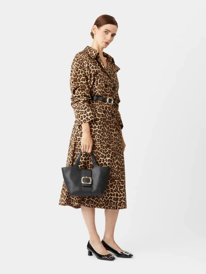Roger Vivier Viv' Choc Mini Shopping Bag in leather Sale