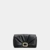 Roger Vivier Viv' Choc Phone Holder in Leather Hot