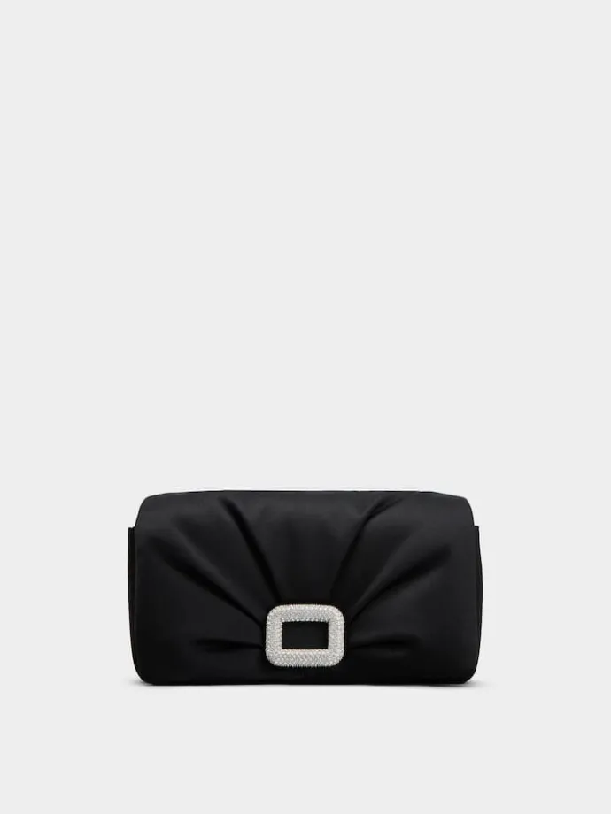 Roger Vivier Viv' Choc Phone Holder in satin New